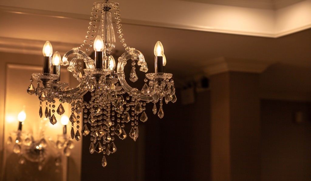 a royal-looking chandelier