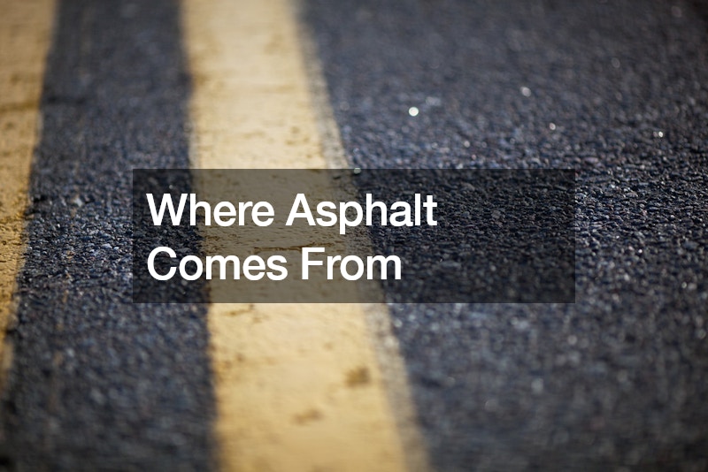 Where Asphalt Comes From